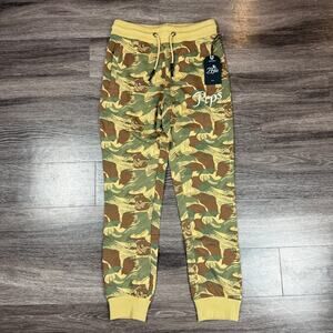 Prps Camo Logo Joggers Japan Beige/Army Men's Size Small Pants E00P606-BGE